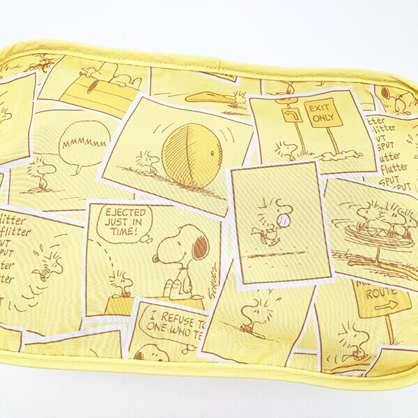 スヌーピー トラベル収納ポーチ(S) (イエロー) コミックトラベルシリーズ SNOOPY
