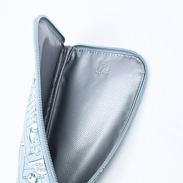 スヌーピー 耐熱ポーチ(S) ブルー コミック トラベル SNOOPY