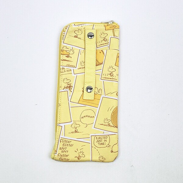 スヌーピー 耐熱ポーチ(S) イエロー コミック トラベル SNOOPY