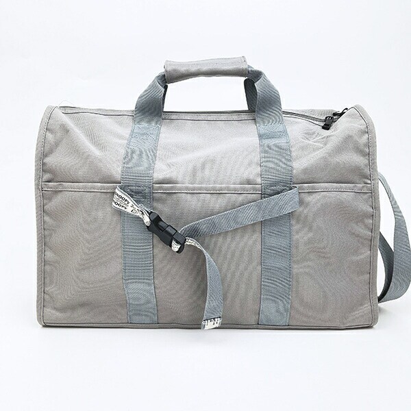 スヌーピー ボストンバッグ (ライトグレー) トラベル SNOOPY