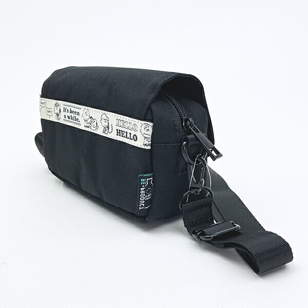 スヌーピー カメラショルダーバッグ (ブラック) トラベル SNOOPY