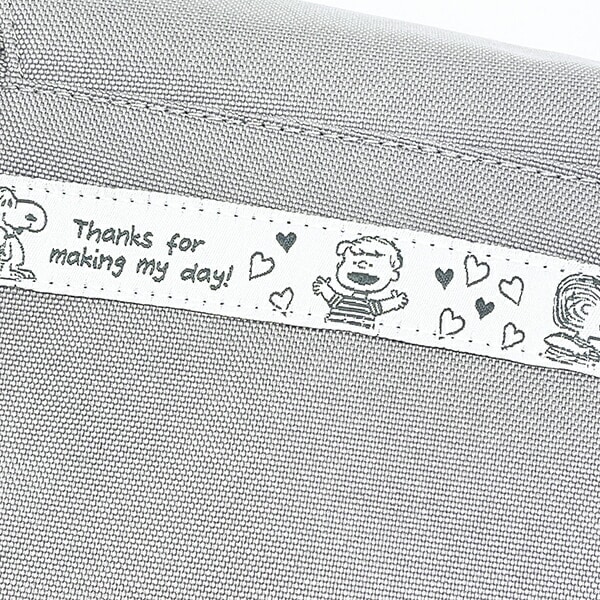 スヌーピー カメラショルダーバッグ (ライトグレー) トラベル SNOOPY