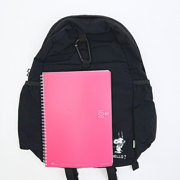 スヌーピー パッカブル軽量リュック (ブラック) バッグ トラベル SNOOPY