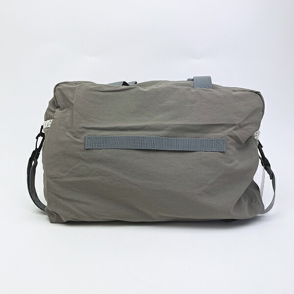 スヌーピー パッカブルボストン トラベルバッグ ライトグレー SNOOPY