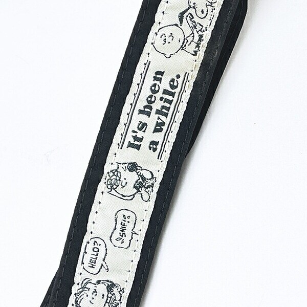 スヌーピー 巾着トートバッグ (ブラック) トラベル SNOOPY