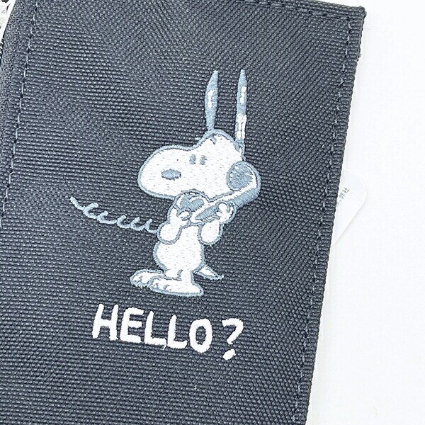 スヌーピー キーパスケース付きスマホショルダー (ブラック) トラベル SNOOPY