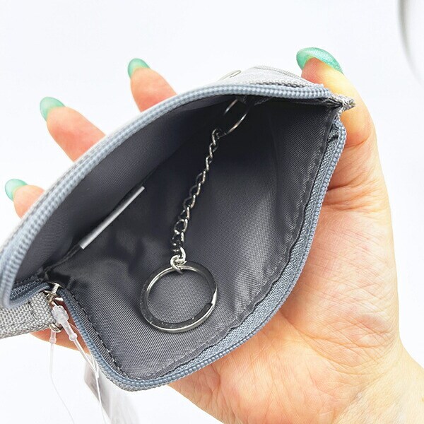 スヌーピー キーパスケース付きスマホショルダー (ライトグレー) トラベル SNOOPY