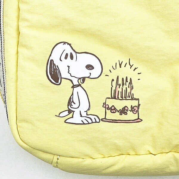 スヌーピー たっぷりトラベルポーチ イエロー SNOOPY