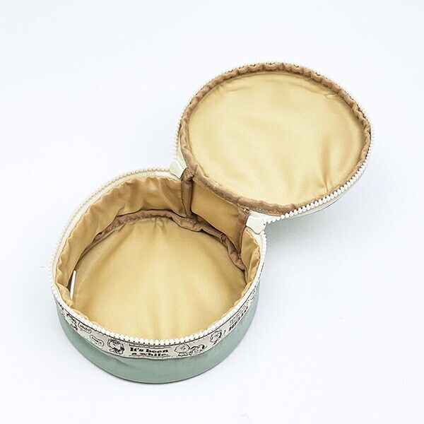 スヌーピー サークルコスメポーチ グリーン トラベル SNOOPY