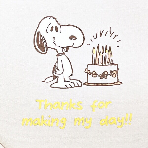 スヌーピー サークルコスメポーチ アイボリー トラベル SNOOPY