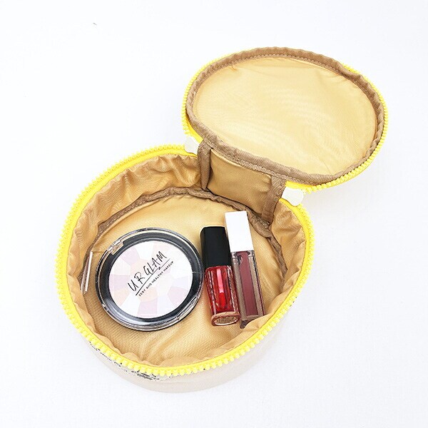 スヌーピー サークルコスメポーチ アイボリー トラベル SNOOPY