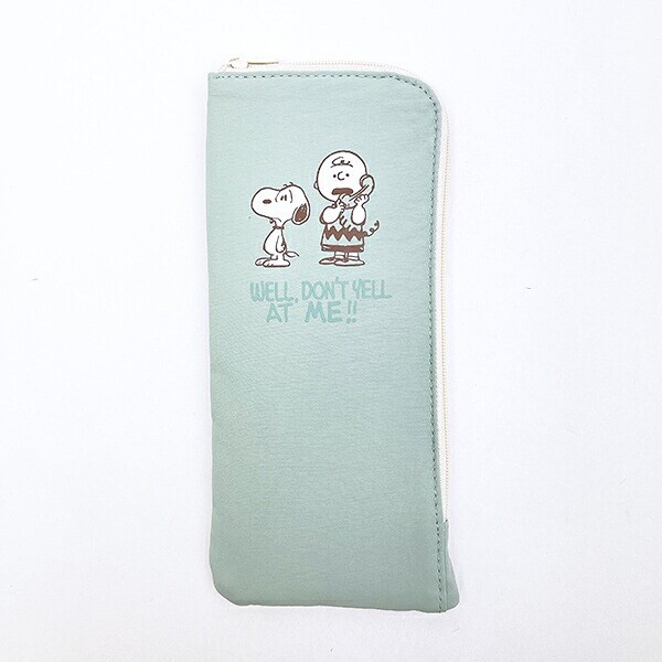 スヌーピー 耐熱トラベルポーチ(S) グリーン SNOOPY
