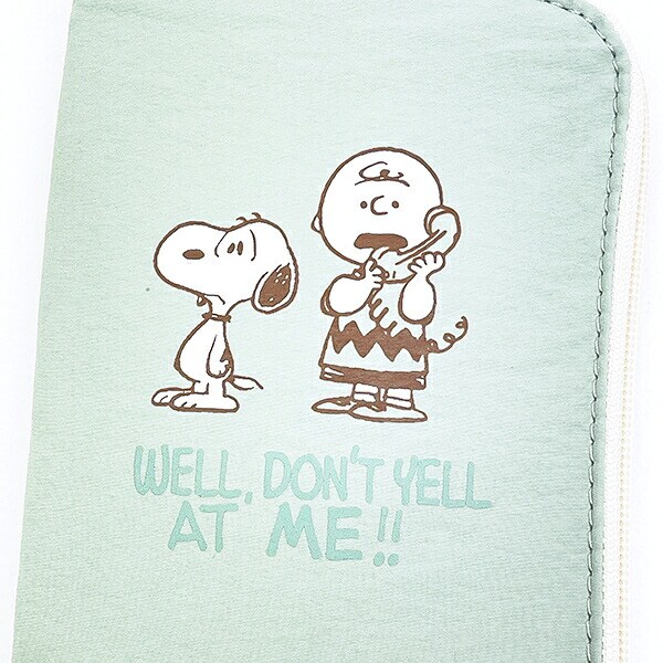 スヌーピー 耐熱トラベルポーチ(S) グリーン SNOOPY