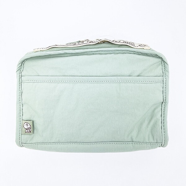 スヌーピー チャーリーブラウン 仕切りたくさんポーチ トラベル グリーン SNOOPY