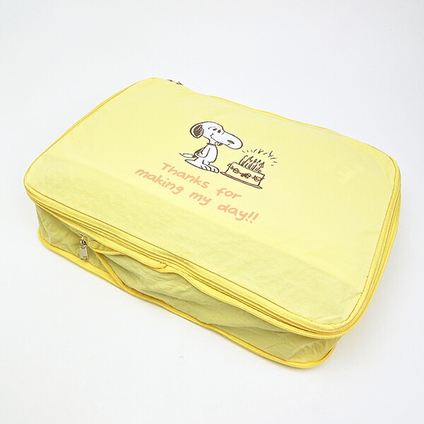 スヌーピー 圧縮トラベルポーチ SNOOPY