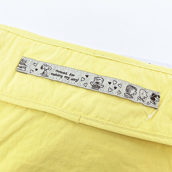 スヌーピー 収納ポーチ(M) イエロー トラベル SNOOPY