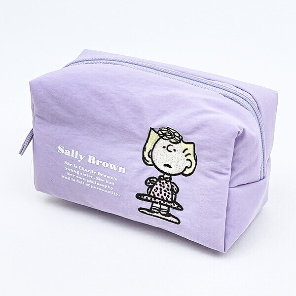 スヌーピー サリー コスメポーチ アップリケ SNOOPY