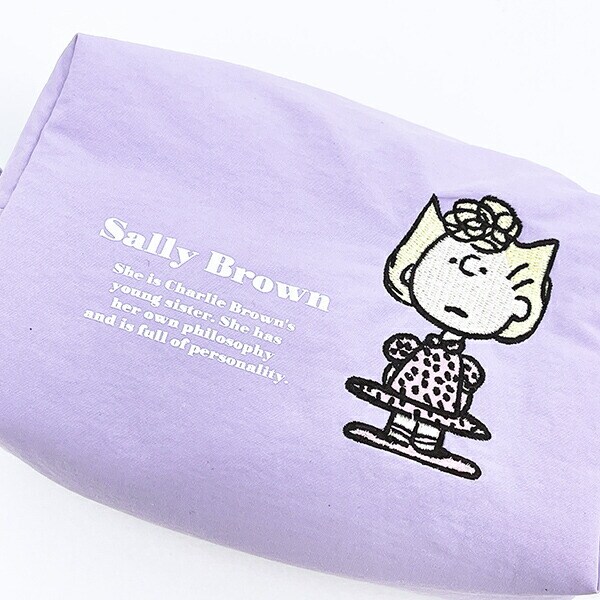 スヌーピー サリー コスメポーチ アップリケ SNOOPY