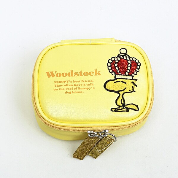 スヌーピー ウッドストック アクセサリーケース アップリケ ポーチ SNOOPY