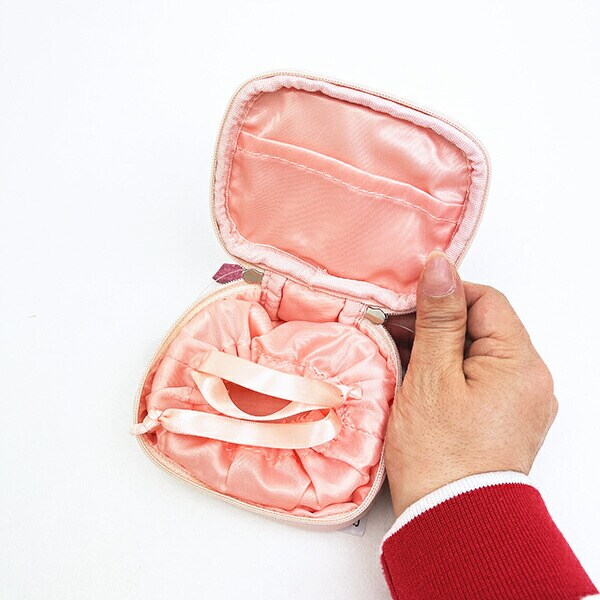 スヌーピー ルーシー アクセサリーケース (アップリケ) SNOOPY