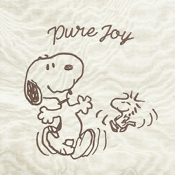 スヌーピー チェックリバーシブルナップザック ベージュ リュック SNOOPY