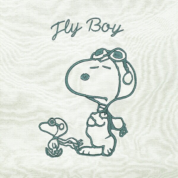 スヌーピー チェックリバーシブルナップザック グリーン リュック SNOOPY