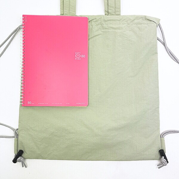 スヌーピー チェックリバーシブルナップザック グリーン リュック SNOOPY