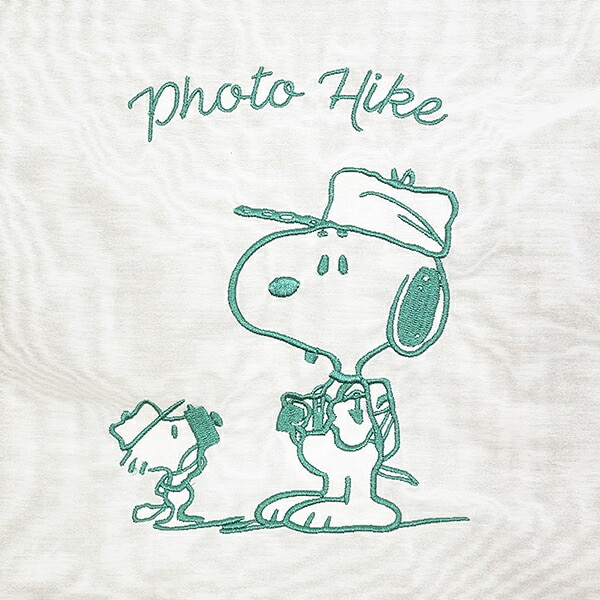 スヌーピー チェックリバーシブルナップザック アイボリー リュック SNOOPY