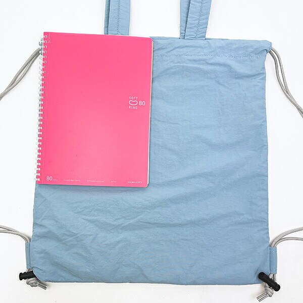 スヌーピー ウッドストック チェックリバーシブルナップザック ブルー リュック SNOOPY