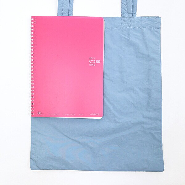 スヌーピー ウッドストック チェックリバーシブルトートバッグ ブルー SNOOPY