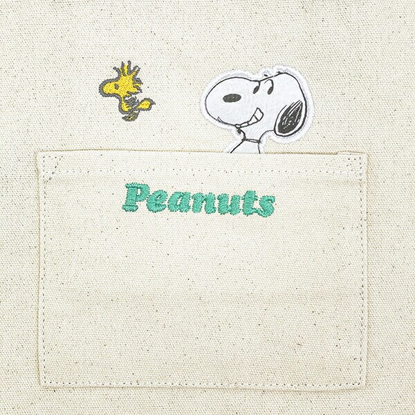 スヌーピー ウッドストック＆スヌーピー ふっくらアップリケミニトートバッグ SNOOPY