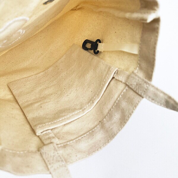 スヌーピー ウッドストック＆スヌーピー ふっくらアップリケミニトートバッグ SNOOPY