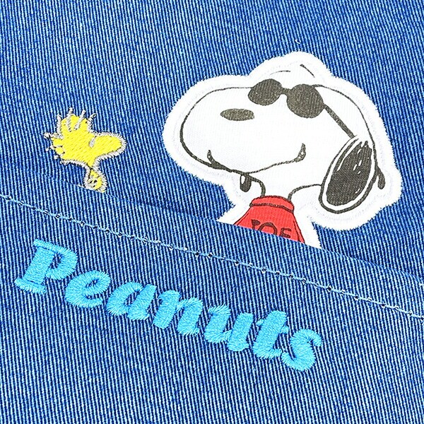 スヌーピー ジョークール＆ウッドストック ふっくらアップリケミニトートバッグ SNOOPY