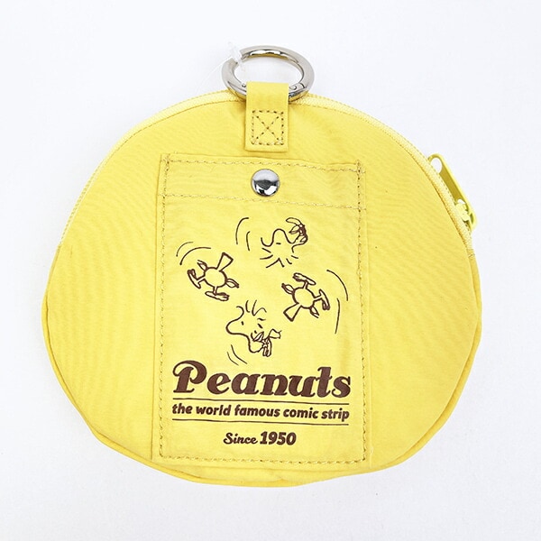 スヌーピー ウッドストック ダイカット刺繍パスポーチ SNOOPY