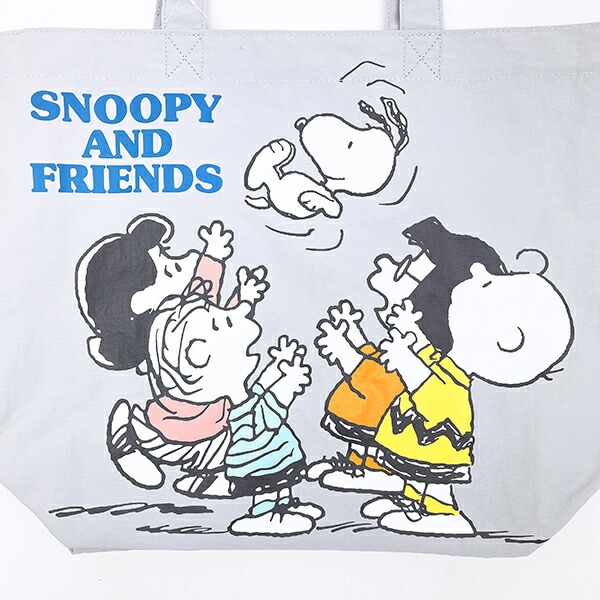 スヌーピー トートバッグ グレー SNOOPY