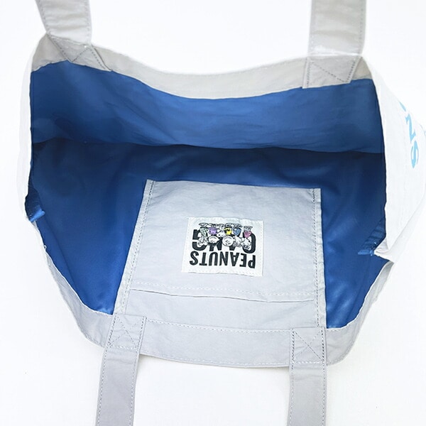 スヌーピー トートバッグ グレー SNOOPY