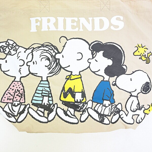 スヌーピー トートバッグ ベージュ SNOOPY