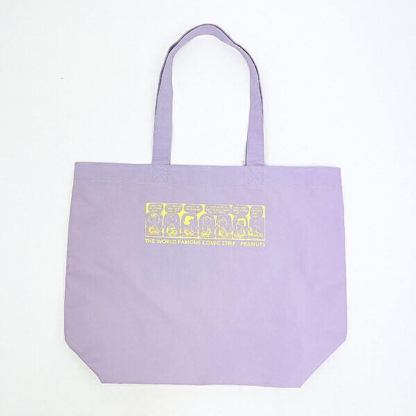 スヌーピー トートバッグ ラベンダー SNOOPY