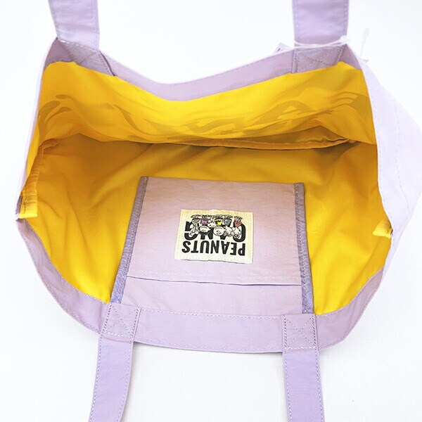 スヌーピー トートバッグ ラベンダー SNOOPY