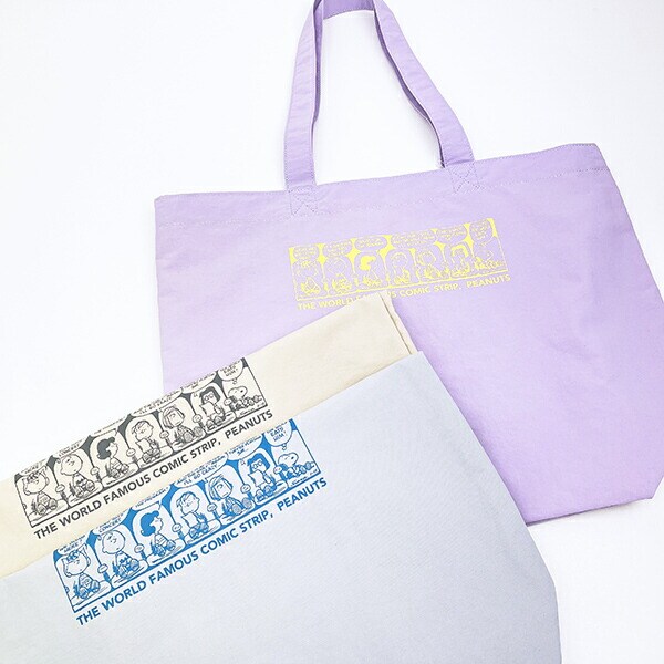 スヌーピー トートバッグ ラベンダー SNOOPY