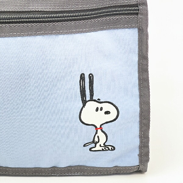 スヌーピー リップストップボストンバッグ ブルー SNOOPY
