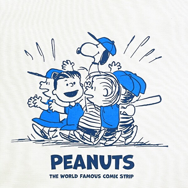 スヌーピー トートバッグ ベースボール ブルー SNOOPY