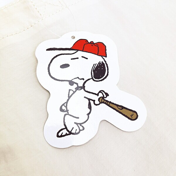スヌーピー トートバッグ ベースボール ブルー SNOOPY