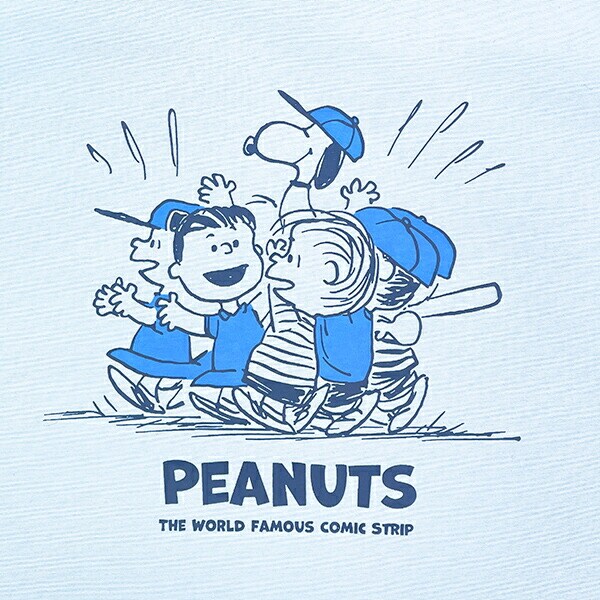 スヌーピー ナップザック ベースボール バッグ ブルー SNOOPY