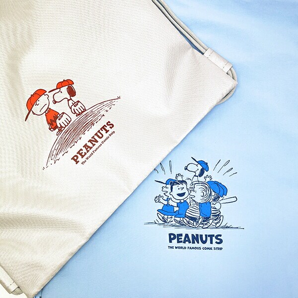 スヌーピー ナップザック ベースボール バッグ ブルー SNOOPY