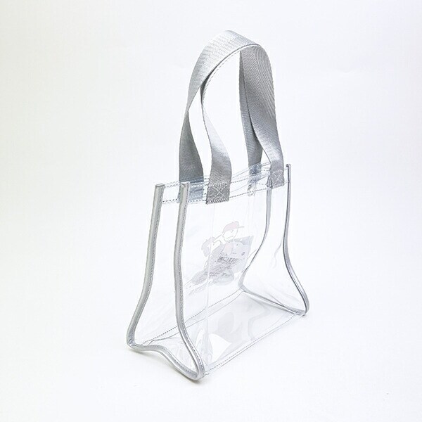 スヌーピー クリアトートバッグ レッド ベースボール SNOOPY