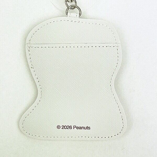 スヌーピー ダイカットパスケース ベースボール レッド 定期入れ SNOOPY