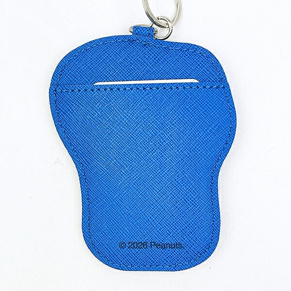 スヌーピー ダイカットパスケース ベースボール ブルー 定期入れ SNOOPY