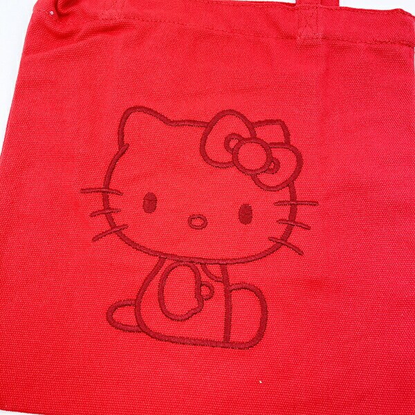 サンリオ ハローキティ 刺繍ミニトートバッグ Sanrio