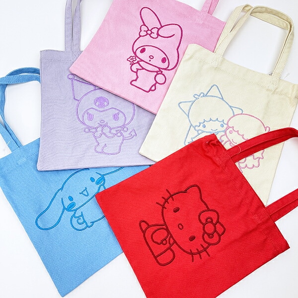 サンリオ キキララ 刺繍ミニトートバッグ Sanrio